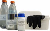 Caswell Mega Black Chemisch Zwarten Kit Met Sealer - 8 liter , Caswell sealer