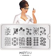 MoYou London Stempelplaat - Nail Art Stamping Pro XL 22