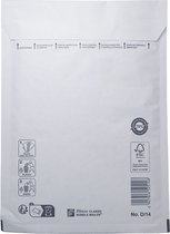 Luchtkussen envelop D14 180x265mm - doos 100 stuks - Bubbel enveloppen - DULA