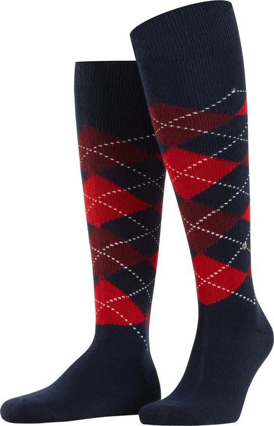 Burlington Preston taille unique Chaussettes genou homme bleu - Taille 40-46