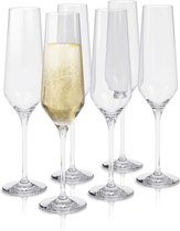 Verres à Champagne, 0,26 L, Set de 6 - Eva Trio | Legio Nova