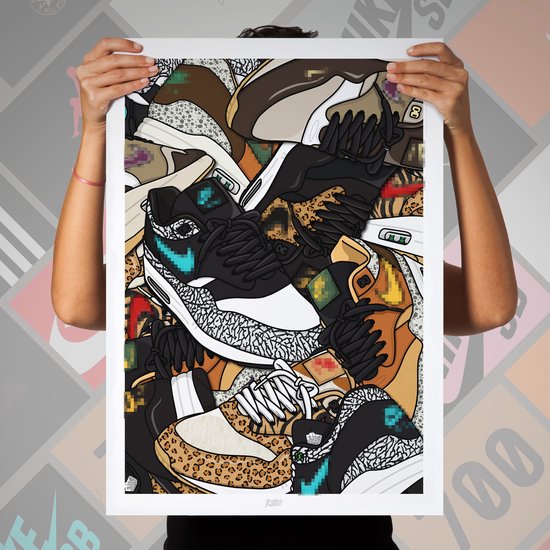 Sneaker Poster AM1 Atmos pack collage