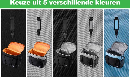 Brisby Sac isotherme 4 couches – Sac à déjeuner 40 litres – Zwart