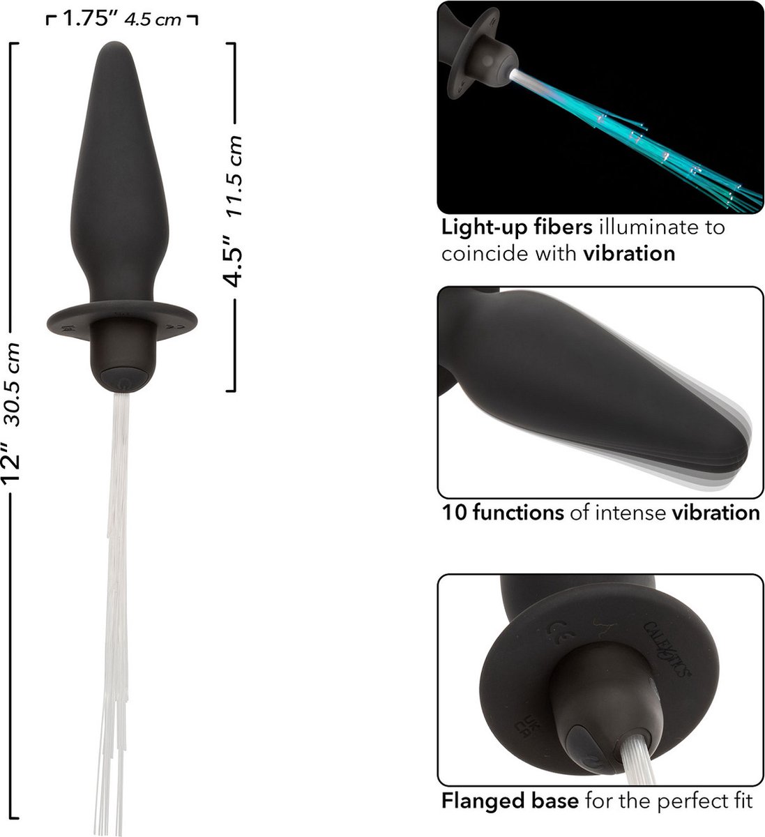 Goedkoopste Vibrating Light Up Anal Probe