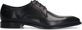 Van Lier - Homme - Chaussures à lacets en cuir noir - Pointure 44