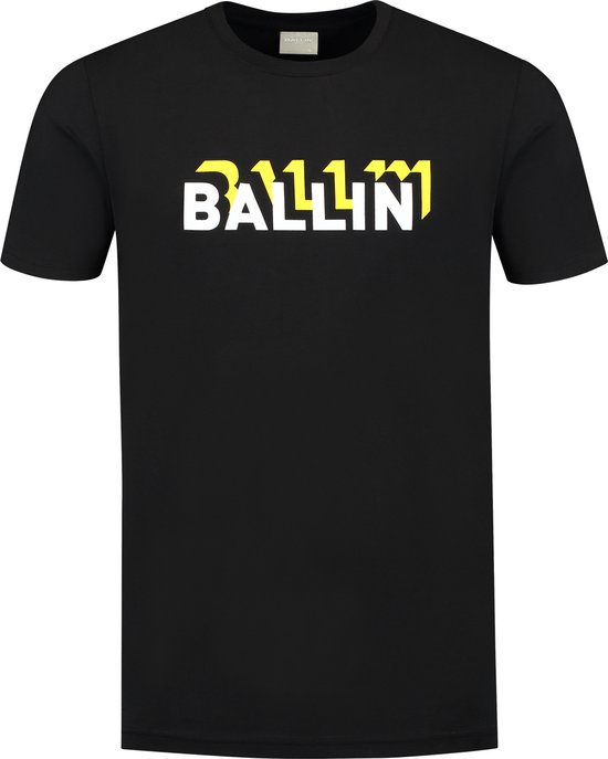 Ballin Amsterdam - Heren Regular fit T-shirts Crewneck SS - Black - Maat XXL