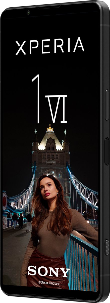 Sony Xperia 1 VI - 256GB - Zwart - Pro-camera - 5000 mAh batterij