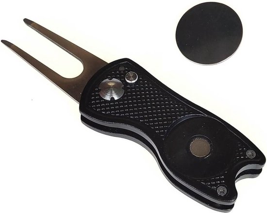 Legend Stiletto Pitchfork Met Golfbal Marker - Zwart van Merkloos — afbeelding 3