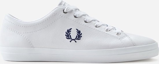 Fred Perry Baseline leather - white