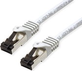 VALUE S/FTP (PiMF-) patchkabel Cat.8 (Klasse I), LSOH, soepele kabel, grijs, 1 m