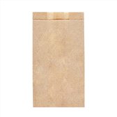Broodzakje kraft papier 12+5x22 cm | Inhoud: 500 stuks