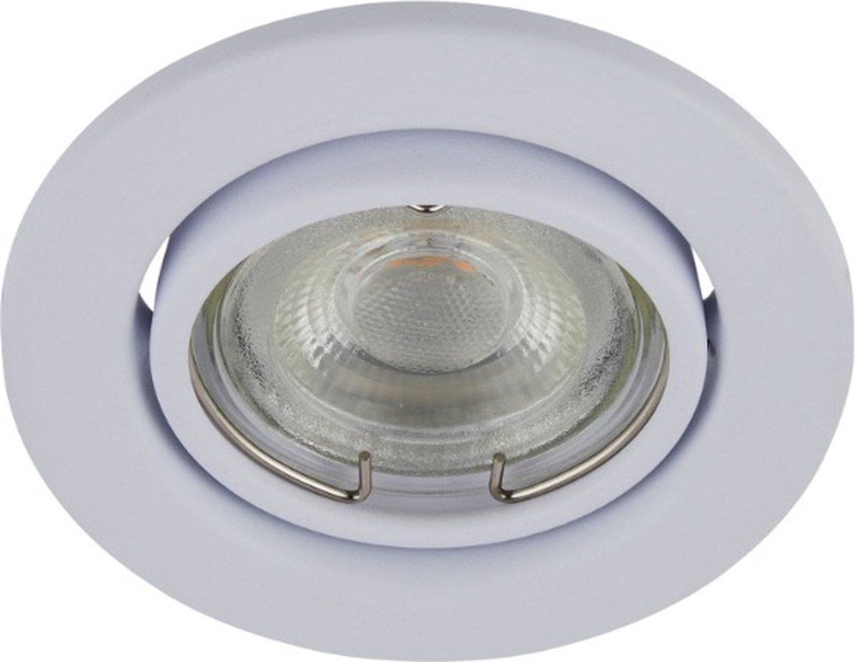 Inbouwspot wit rond kantelbaar - Met GU10 fitting - 20 stuks