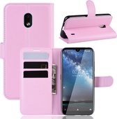 Book Case - Nokia 2.2 Hoesje - Pink