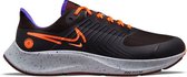 Nike Air Zoom Pegasus 38 Shield Hardloopschoenen Sportschoenen - Maat 40.5 - Mannen - zwart - oranje - paars