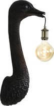 Light & Living Wandlamp Ostrich - Zwart - 25x19x72cm - Binnen Modern