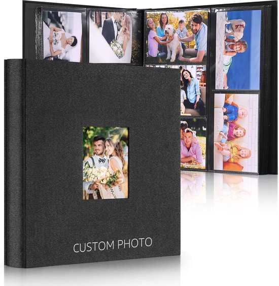 Album Photo Walther Design Bleu - 300 Photos 10x15cm - Avec Découpe Couverture Et Pochette CD