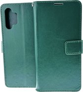 Bookcase Geschikt voor: Samsung Galaxy A32 5G - Groen - Portemonnee hoesje