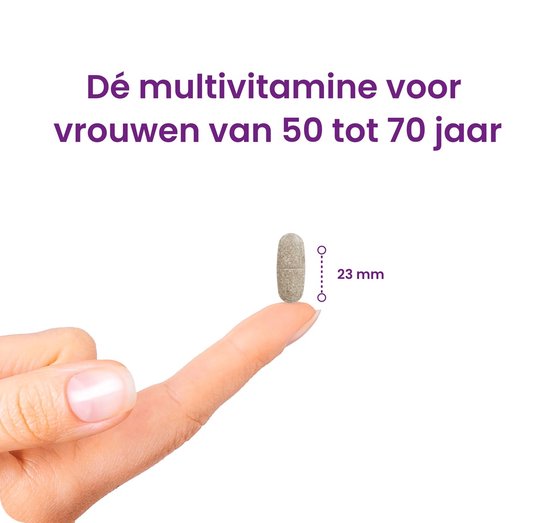 Flinndal Multi 50+ Tabletten - Multivitamine Voor Behoud van Vitaliteit - Voor Vrouwen van 50 tot 70 Jaar - 30 Tabletten