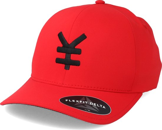Hatstore- Yen Delta Red/Black Flexfit - Yapan Cap