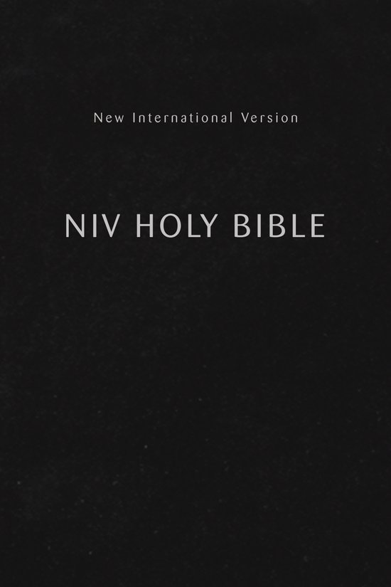 NIV, Holy Bible, Compact, Paperback, Black, Comfort Print - cover