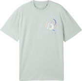 Tom Tailor T-shirt T Shirt Met Logoprint 1042037xx12 17549 Mannen Maat - L