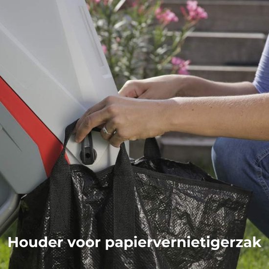 ALLGoods. Professionele Hakselaar Versnipperaar - Hakselaar Electrisch 50L - Versnipperaar Hakselaar - 2500W - Max. Ø45mm - Incl. Wielen, Opvangzak, Duurzame Draaimessen - Heggen, Bomen en Haag -Tuinonderhoud van ALLGoods — afbeelding 3