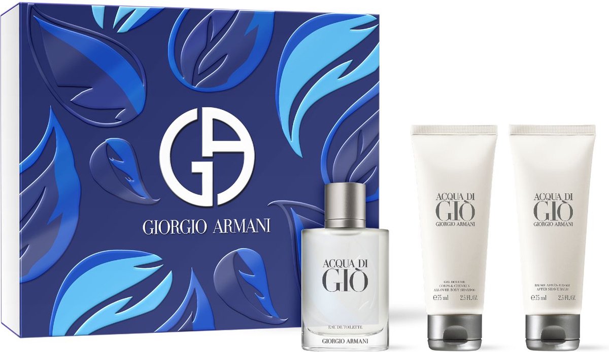 Goedkoopste Giorgio Armani Acqua di Gio 50ml EDT & SG 75ml DG & BL 75ml
