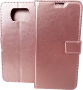 Bookcase Geschikt voor: Xiaomi Poco X3 / X3 Pro Rosé Goud - portemonnee hoesje - ZT Accessoires