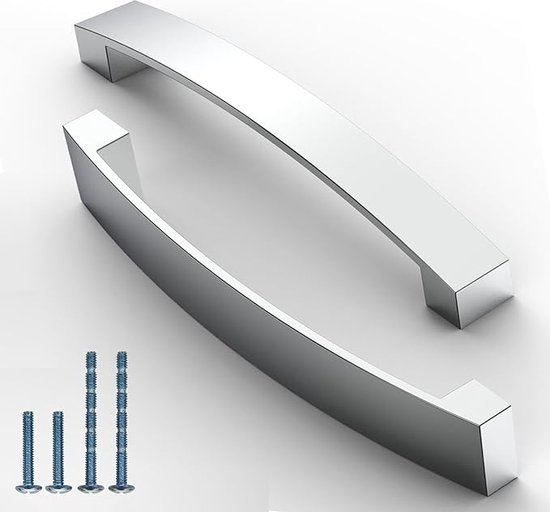 FURNIWARE 10 Pièces Poignées Espacement Des Trous De 160 Mm Champagne