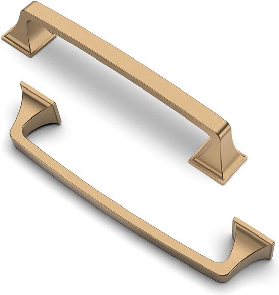 thumbnail: SYZOW Houten Kastgrepen Set Van 6 - Beukenhout Handgrepen Met 160mm Boorgat Afstand Voor Kastdeuren En Laden