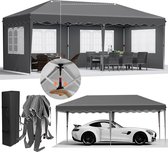 Mima® Partytent-3x6- Party Tent- Grijs- Opvouwbaar- Waterdicht-Paviljoen- Pavilion