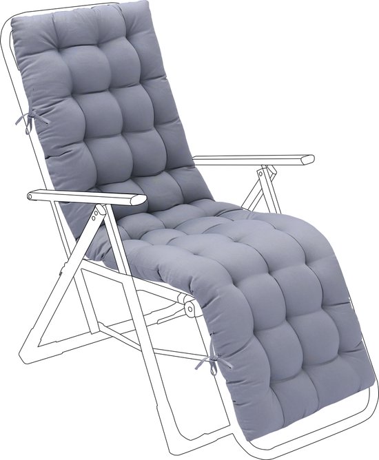 Patio Chaise Lounge Kussens Ligstoel Kussens Pad Lounge Stoel Kussen voor Reizen Vakantie Binnen Buiten