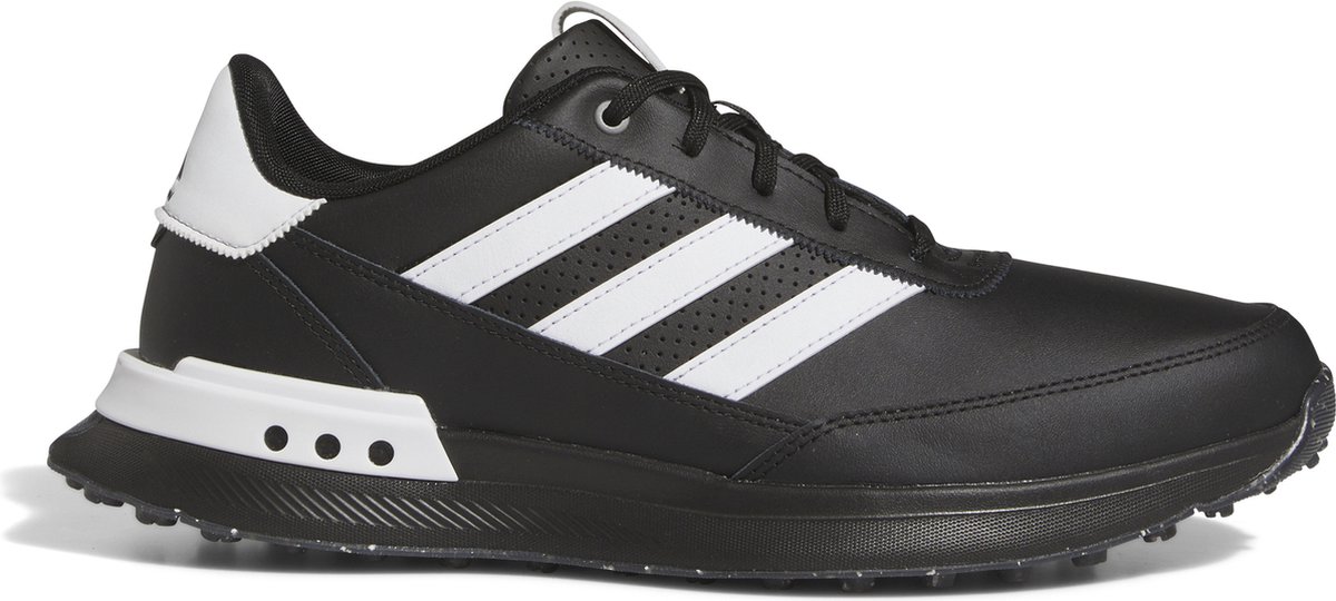 Adidas S2G SL 24 Leder Heren Golfschoenen Zwart Wit