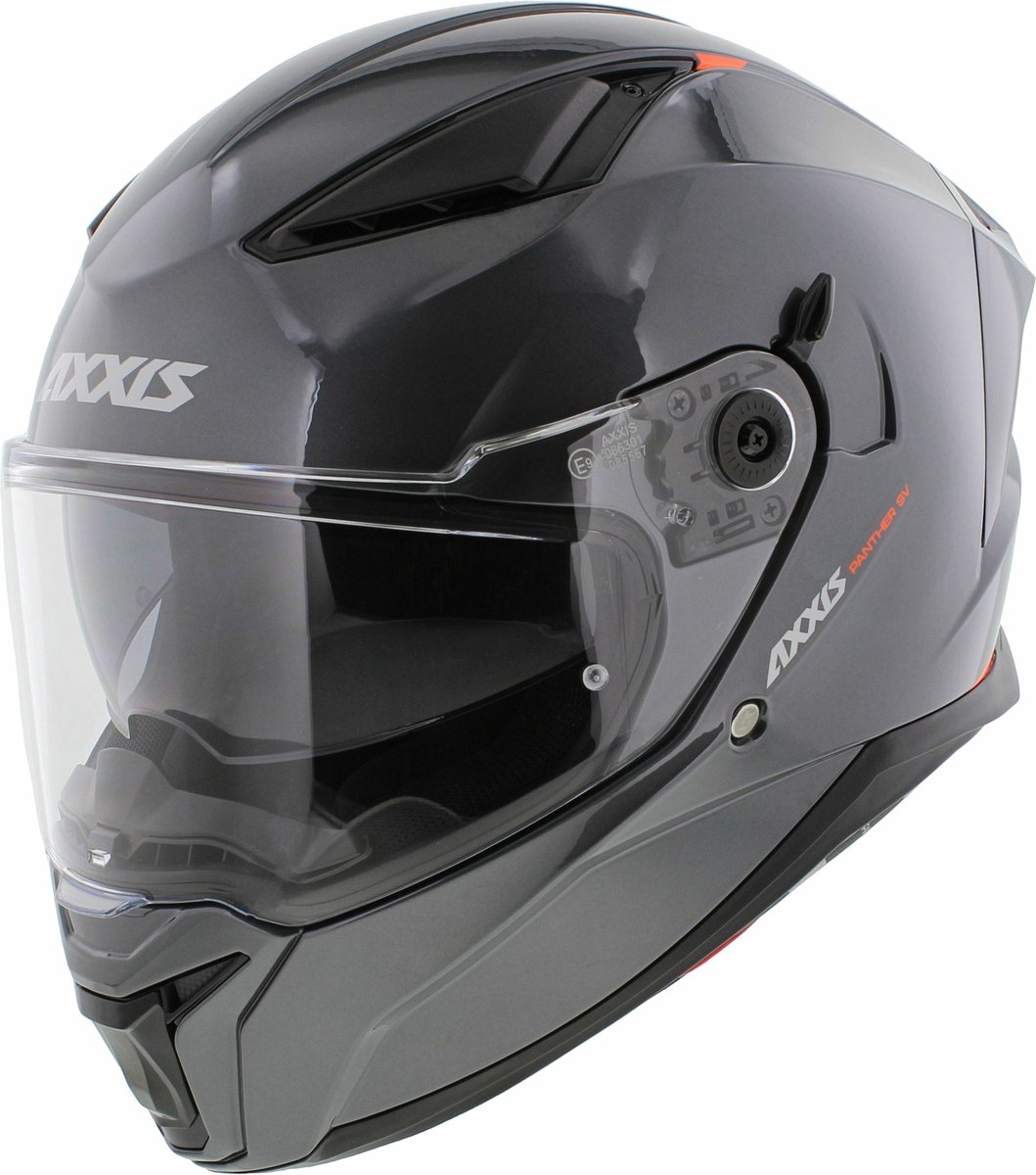 Axxis Panther SV integraal helm solid glans titanium XXL