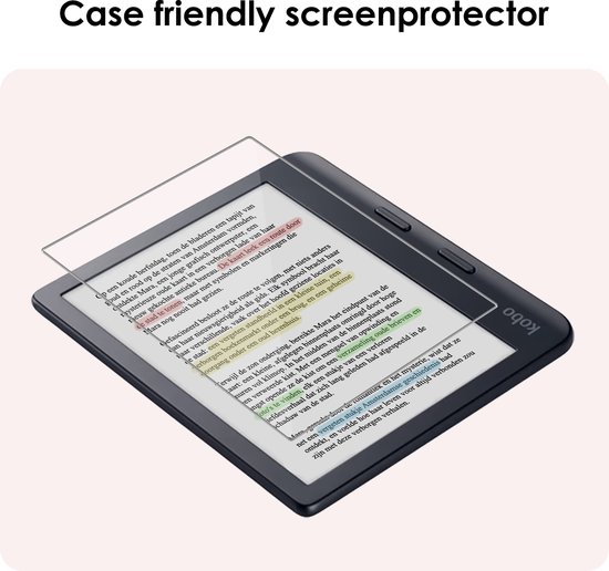 Screenprotector Geschikt voor Kobo Libra Colour Screenprotector Bescherm Glas Tempered Glass Screen Protector van EasyTools — afbeelding 5