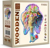 WOODLIKA® WL-333 Kleurrijke Waterval Houten Puzzel 250 stukjes - Otten Speelgoed 2.0