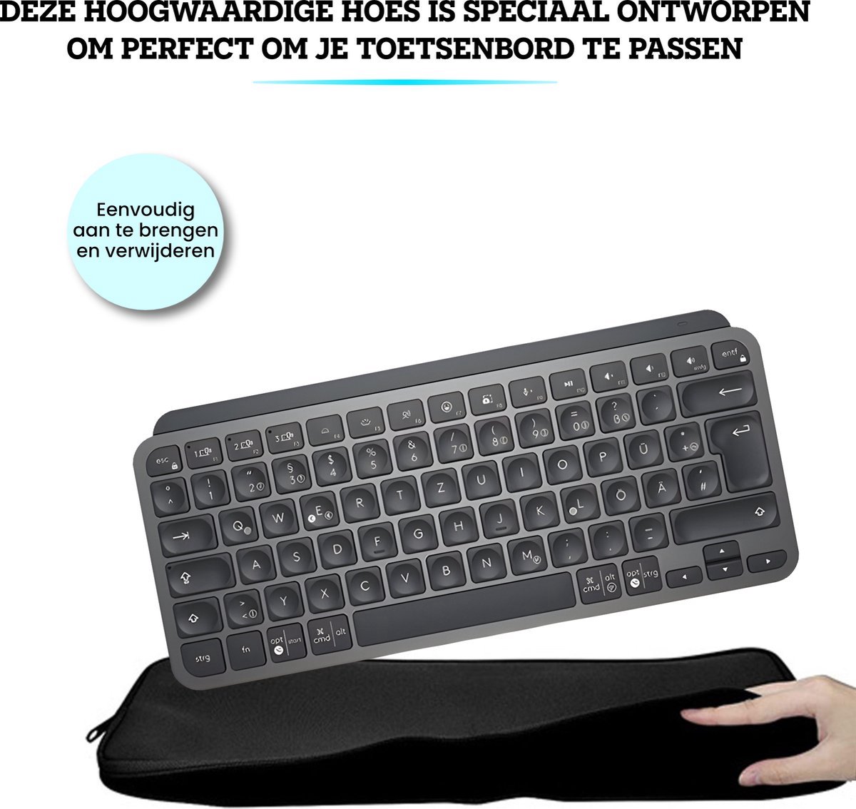Logitech MX Keys S | Draadloze Toetsenbord | Verlicht | USB | Bluetooth