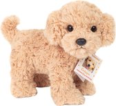 Hermann Teddy Knuffeldier hond Cockapoo puppy - zachte pluche - premium kwaliteit knuffels - beige - 23 cm
