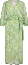 Freebird Jurk Dress Blossom Midi Wv 1614 Abstract Green Dames Maat - XS