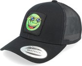 Hatstore- Kids Cool Smile Ball Black Trucker - Kiddo Cap Cap