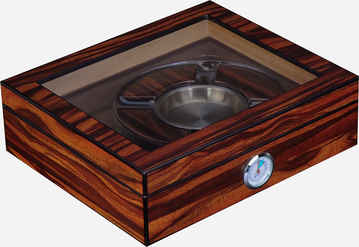 Goedkoopste Heritage Glasses - Elegante Humidor Cadeauset met Accessoires - Ontdek het ultieme cadeau voor de sigarenliefhebber!