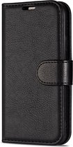 Hoesje geschikt voor Samsung Galaxy A15 5G/4G hoesje/book case met pasjeshouder hoge kwaliteit kleur Zwart