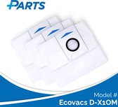 Ecovacs D-X1OM Stofzakken van Plus.Parts® geschikt voor Ecovacs - 3 stuks