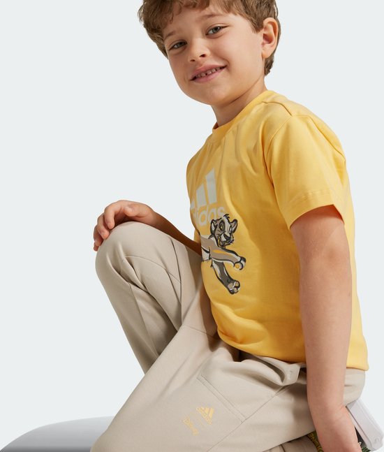 adidas Sportswear Disney Lion King Broek - Kinderen - Beige- 128