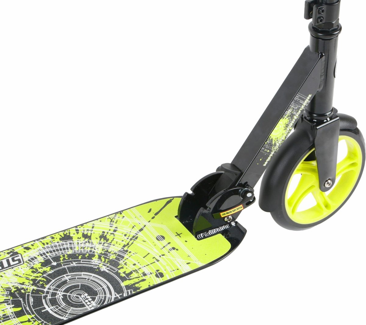 STAR SCOOTER Alu City vouwbaar 205mm XXL staplank zwart / groen