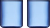 Lyngby Glas Torino Shotglas 6 cl 2 st. Blauw