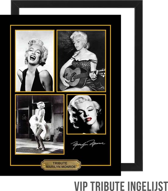 Allernieuwste peinture sur toile VIP Tribute Marylin Monroe - Souvenirs encadrés - 30 x 40 cm