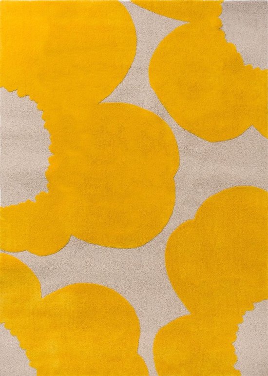 Vloerkleed Marimekko Iso Unikko Yellow 132306 - maat 170 x 240 cm