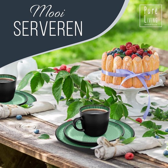 GBhome Steengoed dinersets voor 6 personen, 18-delige GBhome Steengoed dinersets voor 6 personen, 18-delige