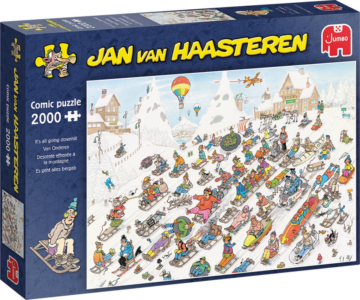 Jan van Haasteren - Van Onderen! - 2000 stukjes - Puzzel